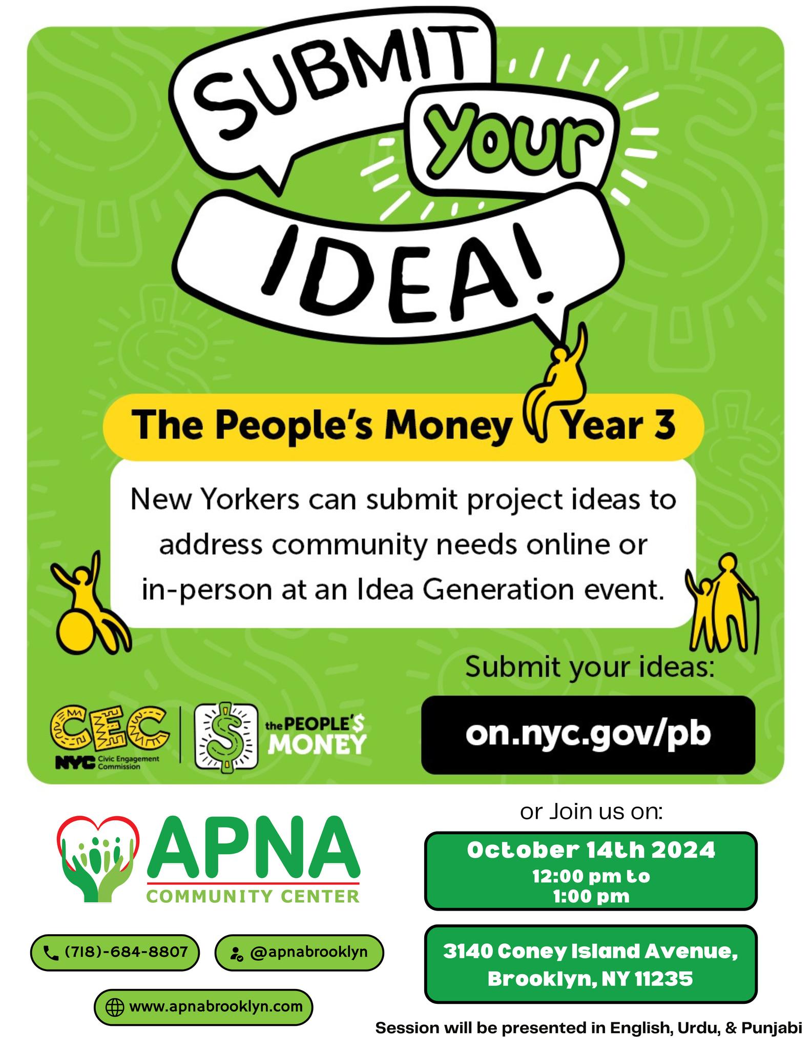 Participatory Budgeting Idea